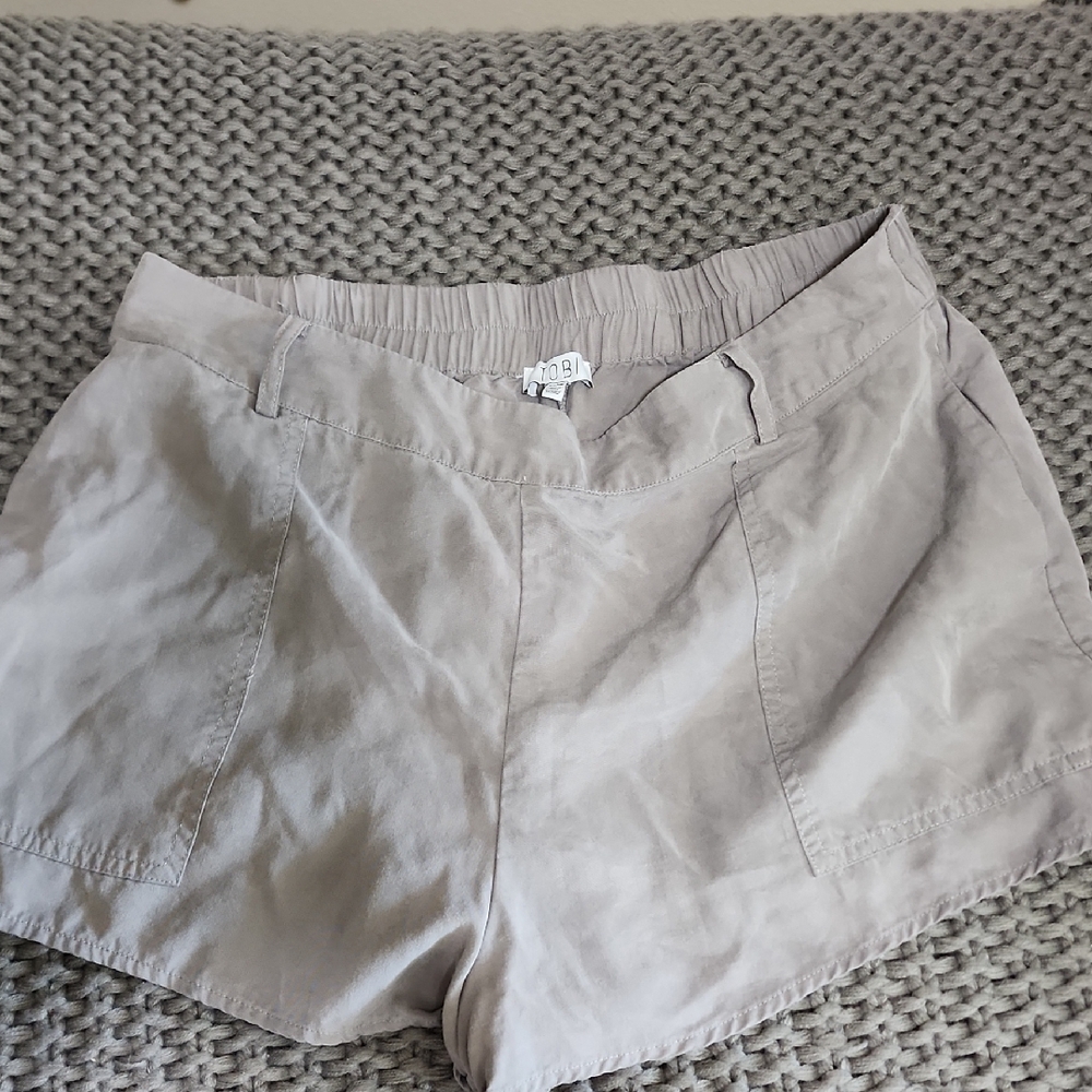 Tobi Tan Cargo Shorts Elastic Waist Lightweight